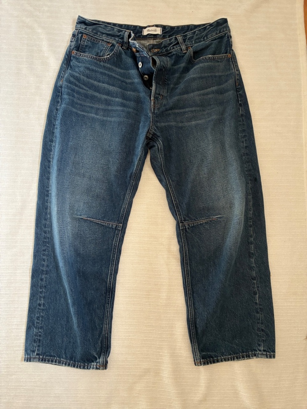 Madewell Darted Barrel Leg Jeans